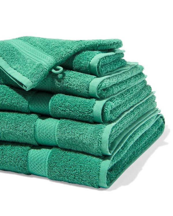 handdoeken - zware kwaliteit middengroen middengroen - 5282869MIDGREEN - HEMA