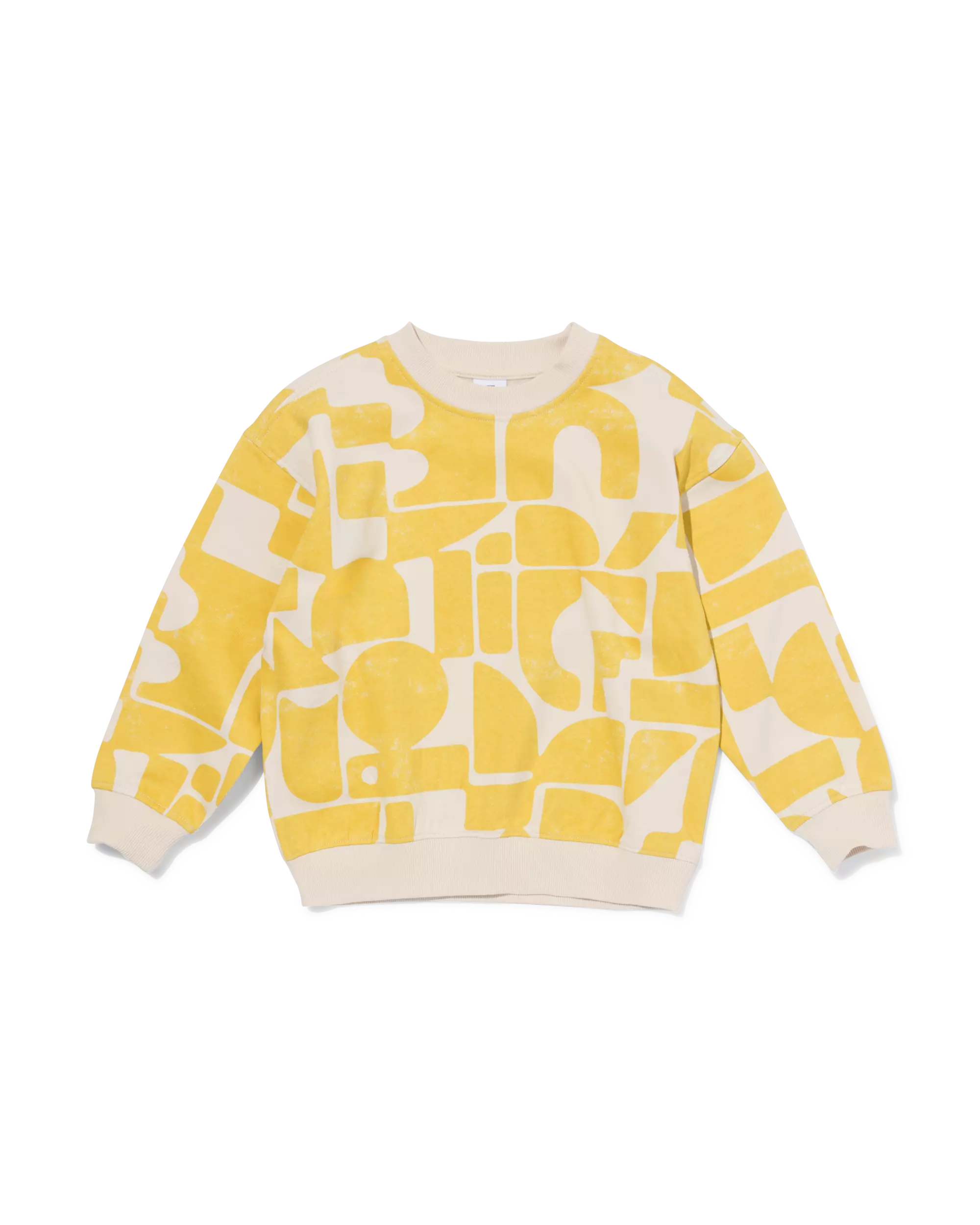 kindertrui sweatstof abstract