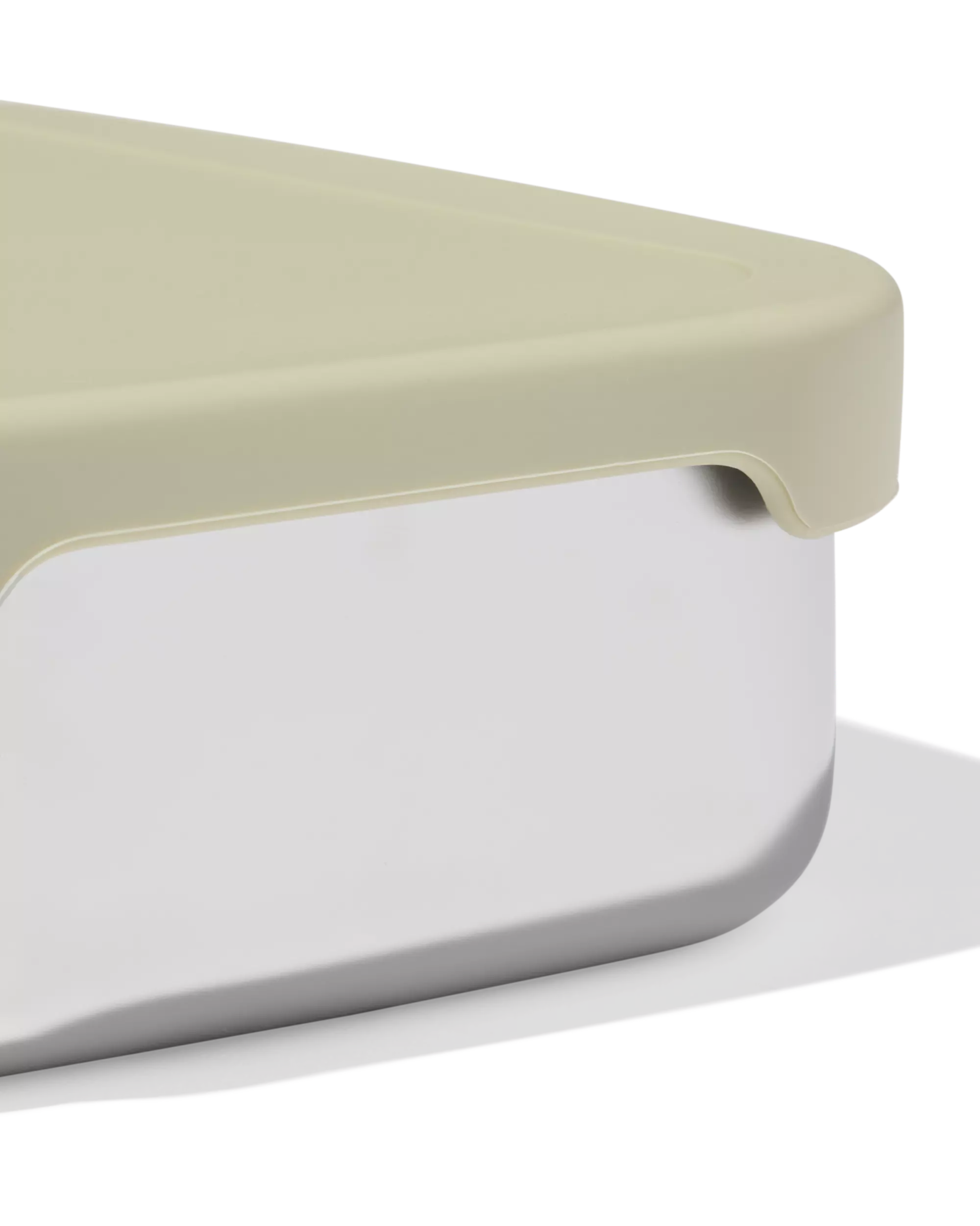 lunchbox 14.3x18.9x5.8cm rvs groen 