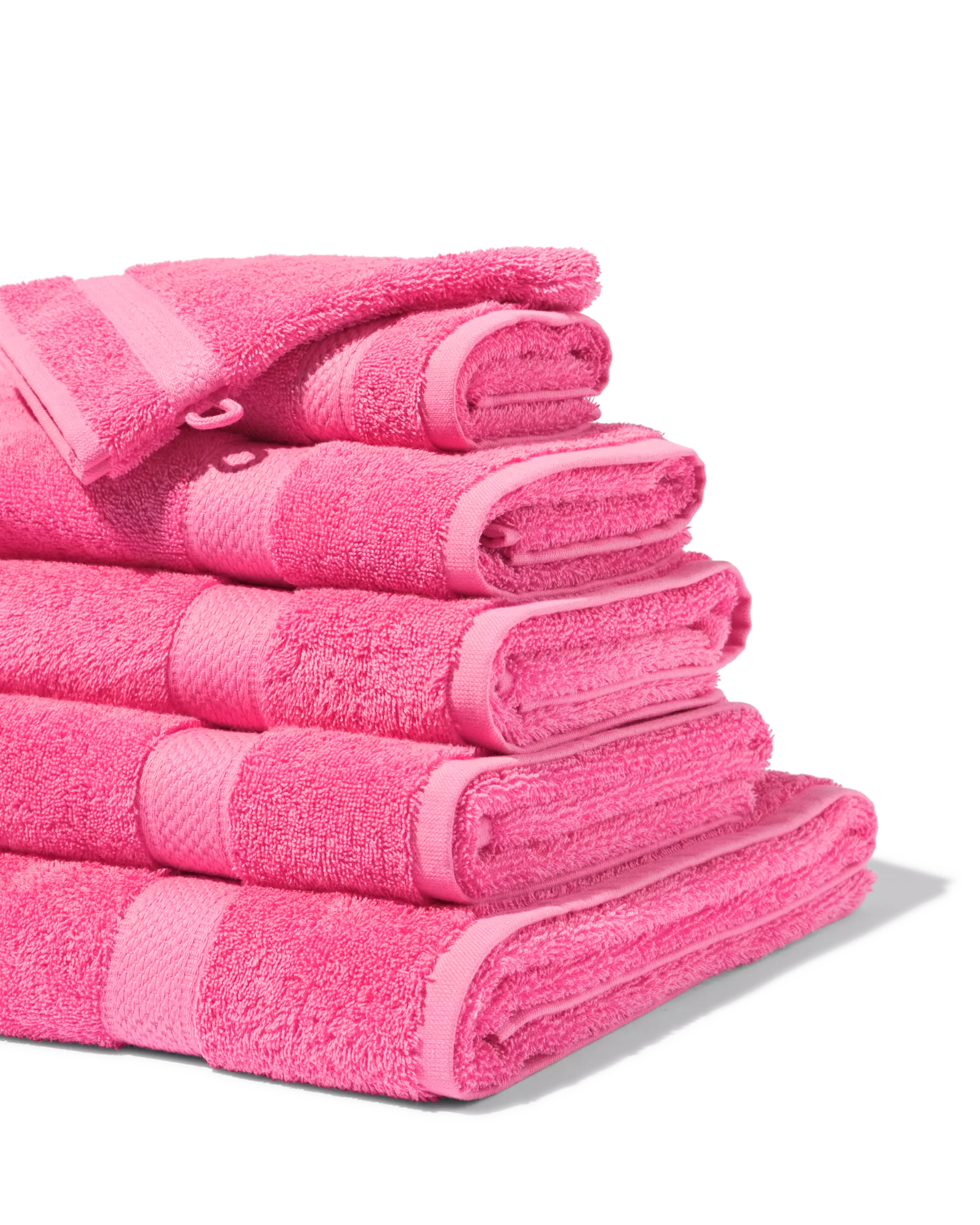 washandje 16x21cm zware kwaliteit fuchsia