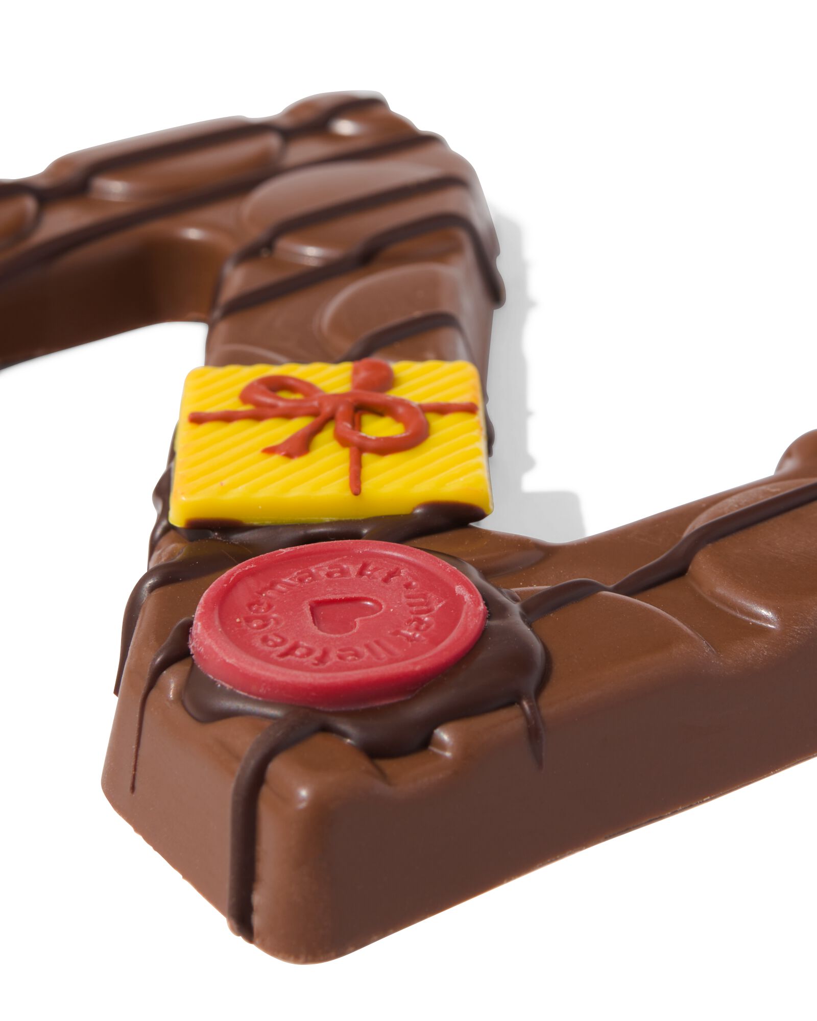 Lettre en chocolat d&eacute;cor&eacute;e &agrave; la main lait Z 180g Z lait - 24427426 - HEMA