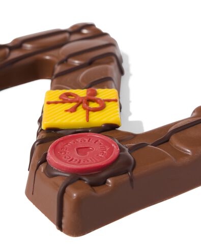 Lettre en chocolat d&eacute;cor&eacute;e &agrave; la main lait Z 180g Z lait - 24427426 - HEMA
