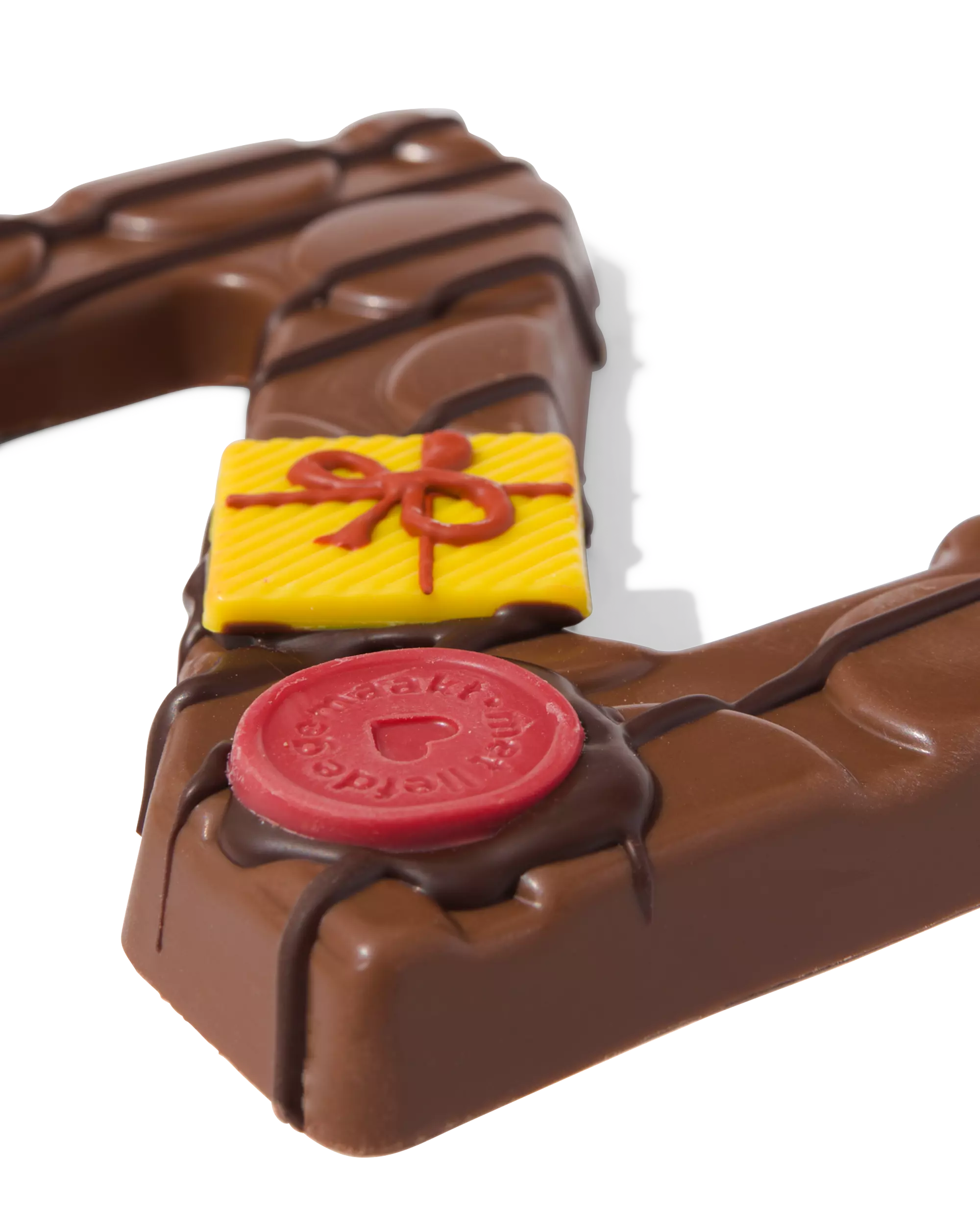 handgedecoreerde chocoladeletter melk Z 180g
