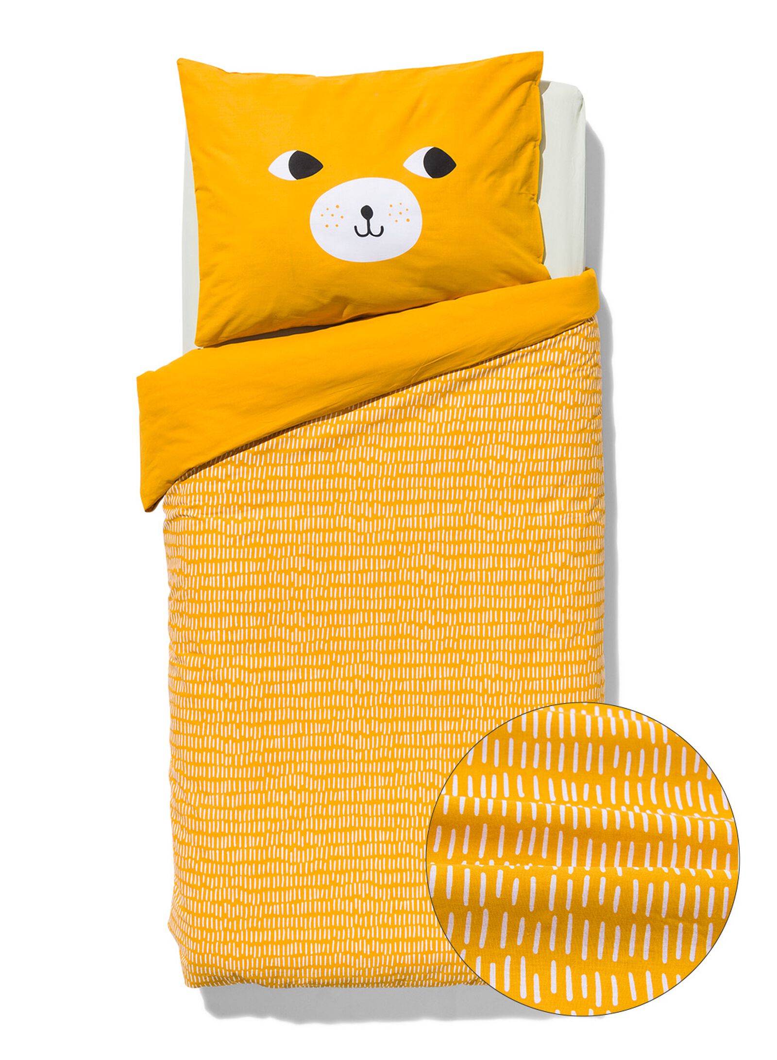 housse de couette tout-petit 120x150 cm coton doux ours - 5730092 - HEMA
