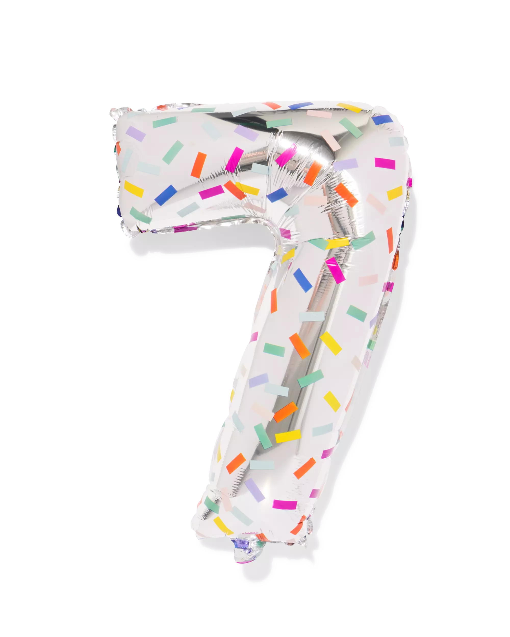 ballon alu chiffre 7 60cm confetti