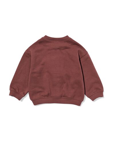 cardigan b&eacute;b&eacute; tissu sweat-shirt marron marron - 33105180BROWN - HEMA