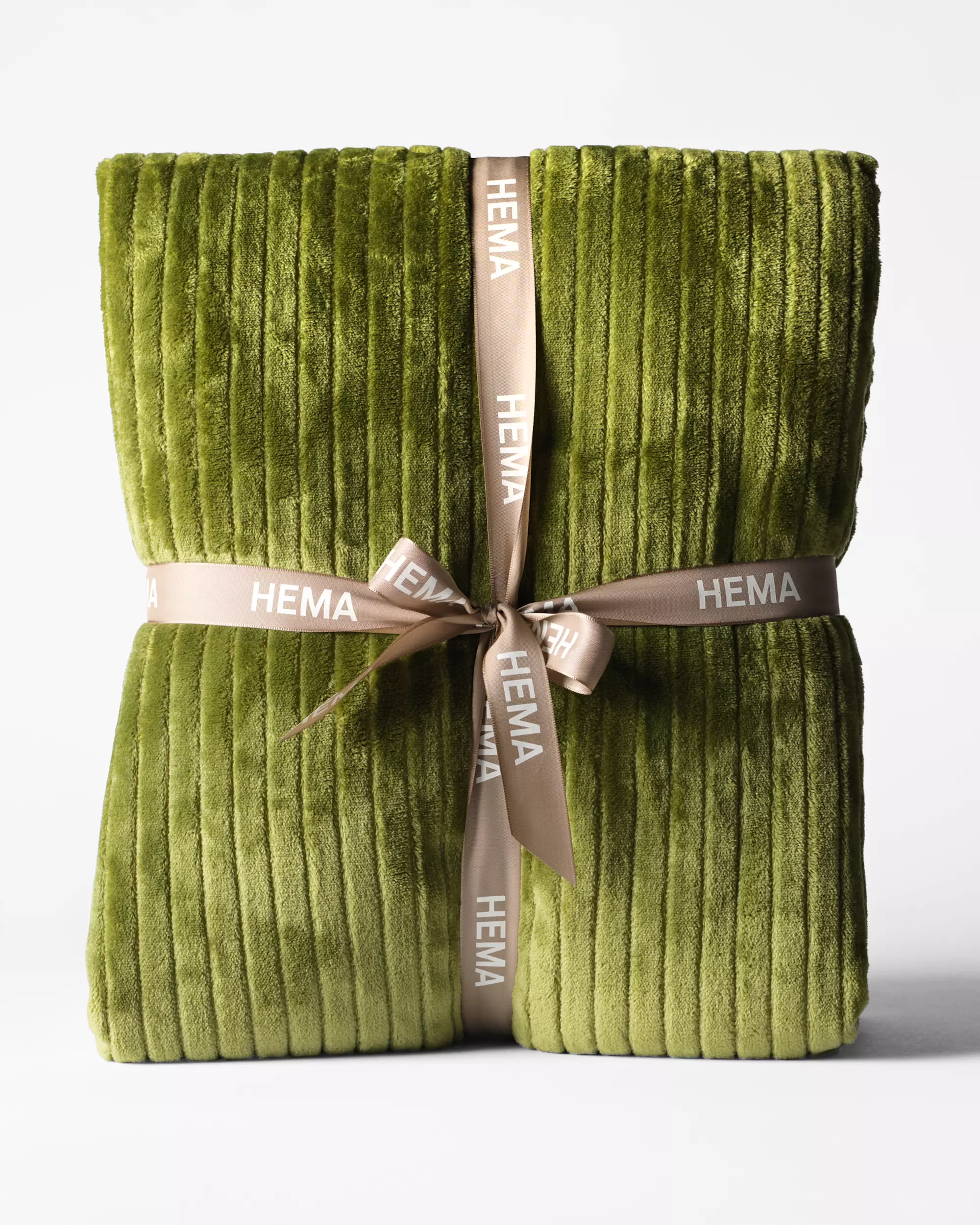 plaid 150x130cm sherpa groen