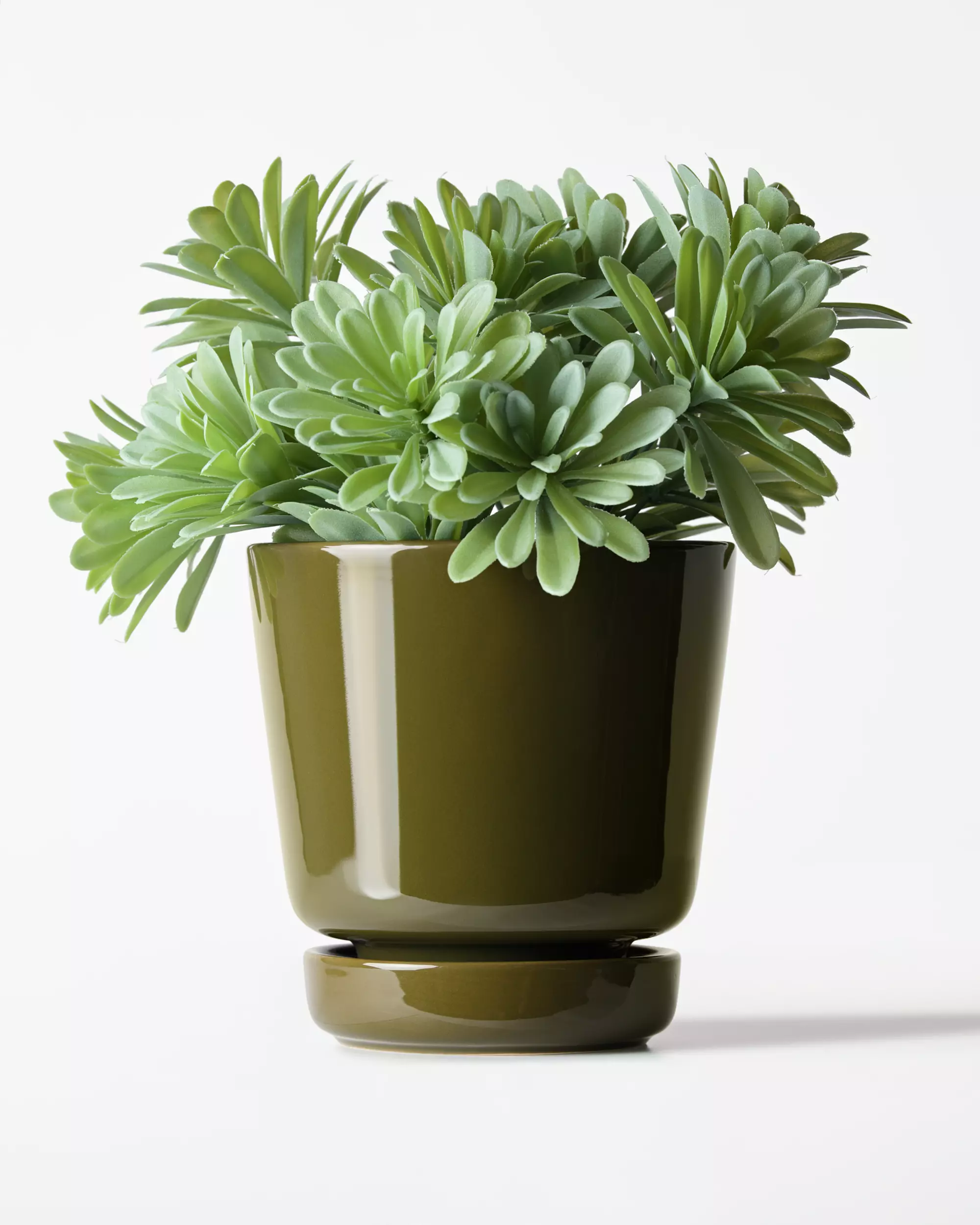 cache-pot ⌀14,4 x 14,8 cm céramique vert