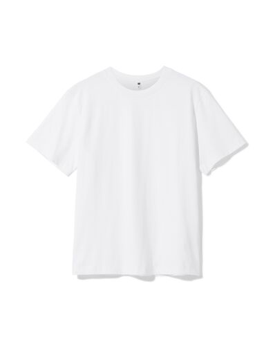 Damen-T-Shirt, normale Passform wei&szlig; wei&szlig; - 36300660WHITE - HEMA