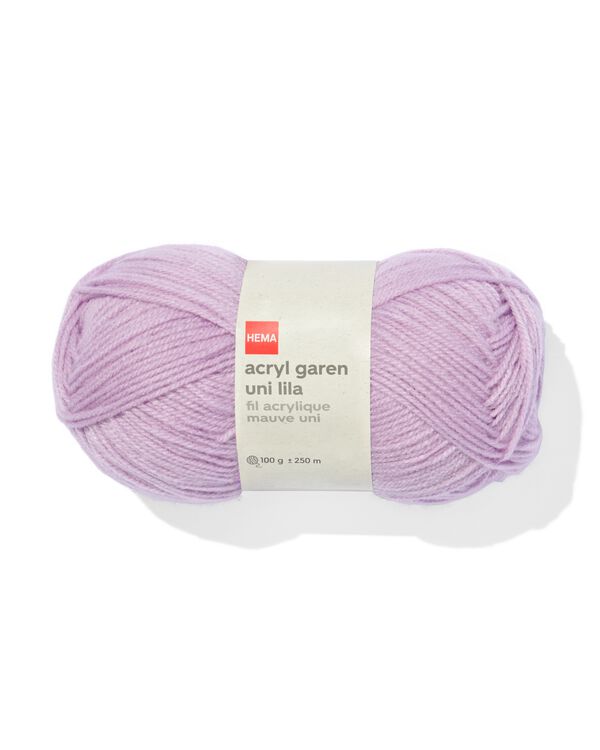 acryl garen lila 100gram 250meter