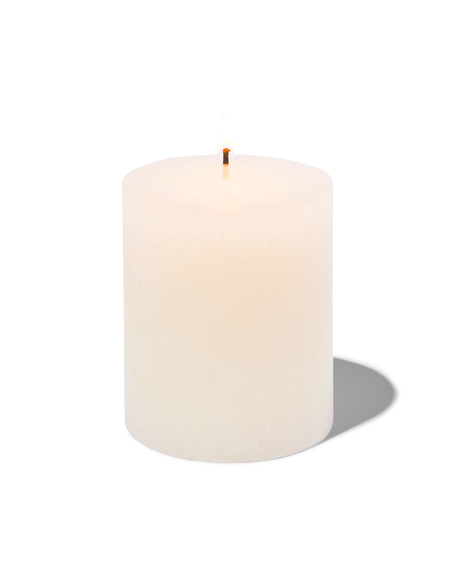 bougie rustique &Oslash;7x8 cm ivoire ivoire 7 x 8 - 13503154 - HEMA