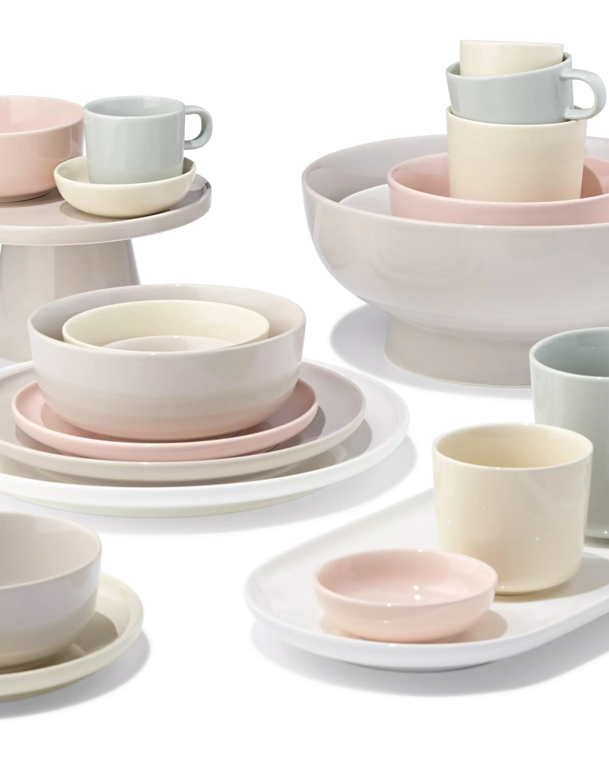 dinerbord Ø26.5cm Knap new bone china grijs