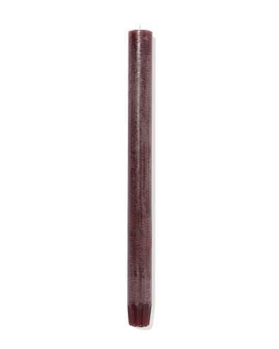 bougie longue rustique &Oslash;2,2x27 cm marron fonc&eacute; marron fonc&eacute; 2.2 x 27 - 13504080 - HEMA