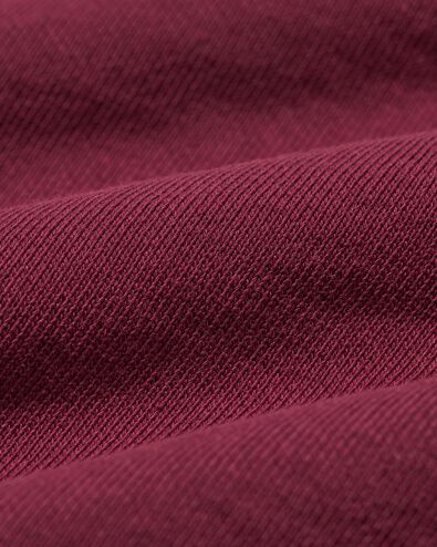 Kinderpullover aus Sweatstoff bordeauxrot bordeauxrot - 30878201BURGUNDYRED - HEMA