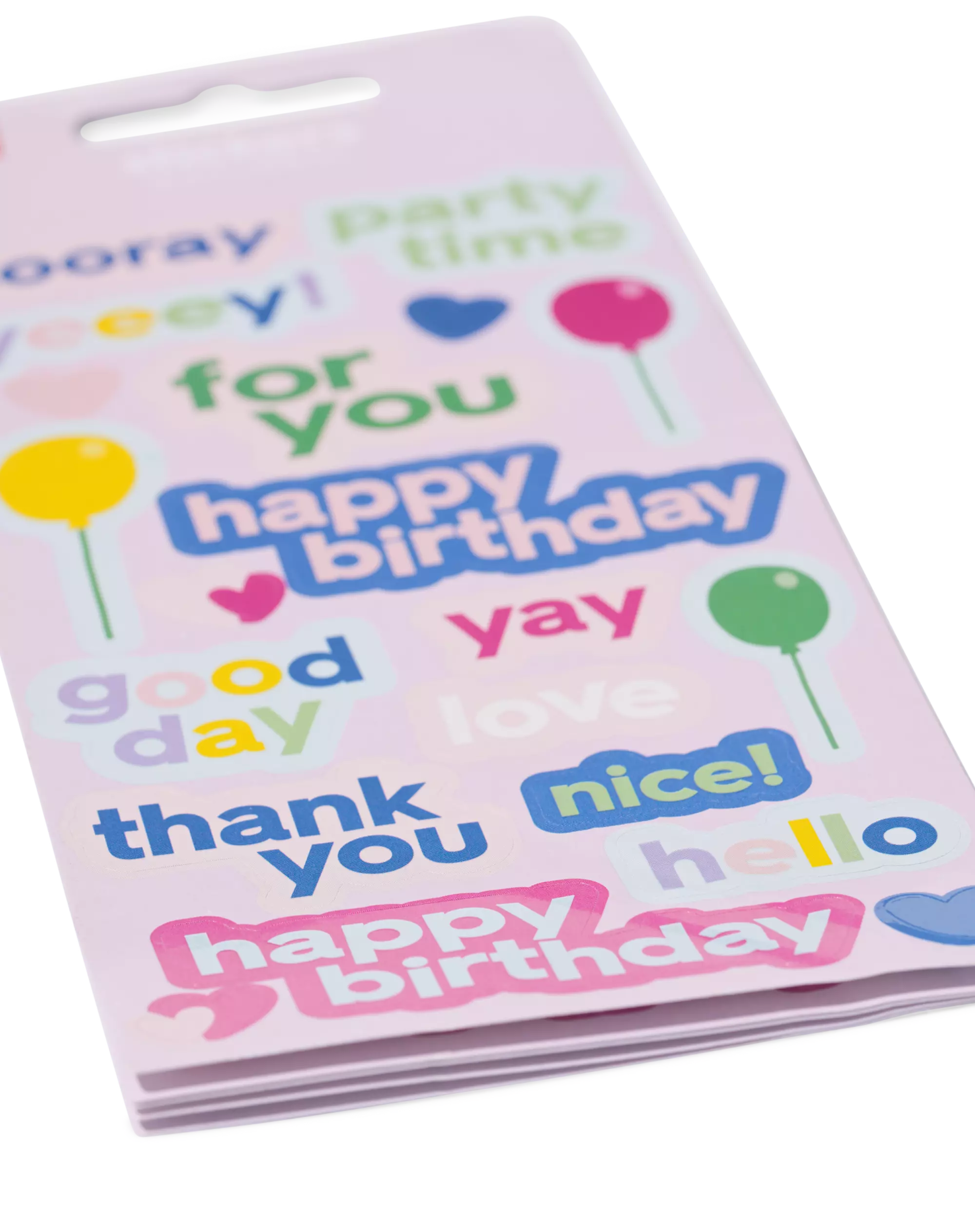 stickers verjaardag quotes - 5 stuks