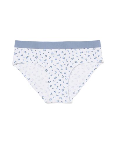 hipster femme coton everyday ceinture fleurs bleu bleu - 21900470BLUE - HEMA