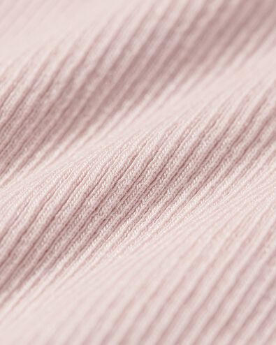 baby meegroei body rib  roze roze - 33457820PINK - HEMA