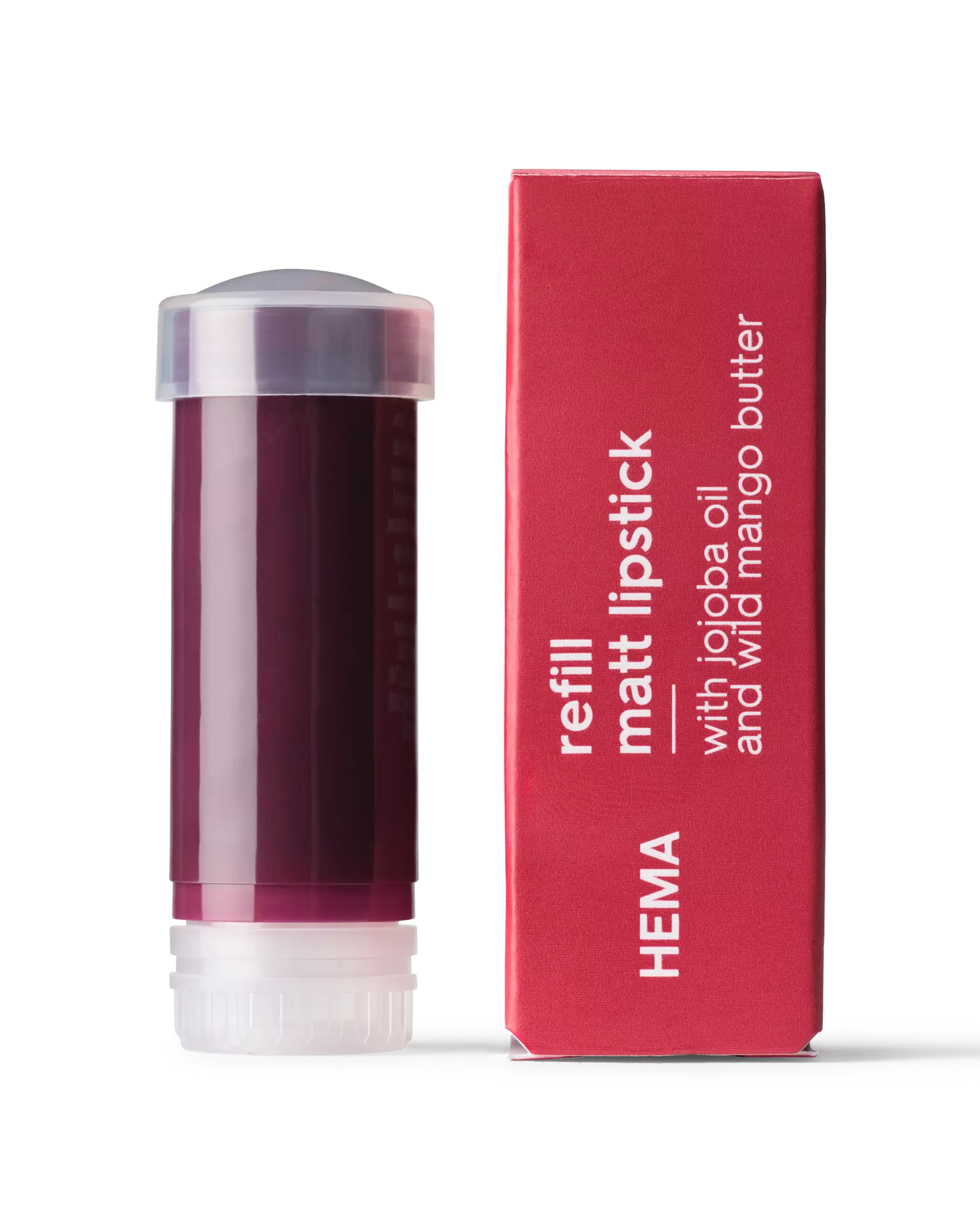 navulling matte lipstick 04 raspberry