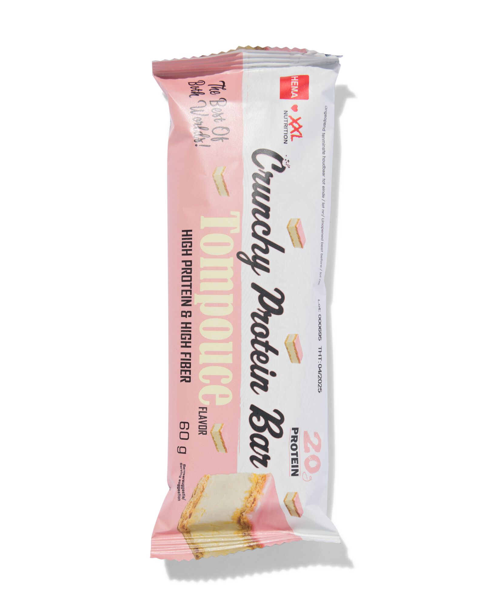 barre prot&eacute;in&eacute;e XXL Nutrition tompouce 60 g - 17940003 - HEMA