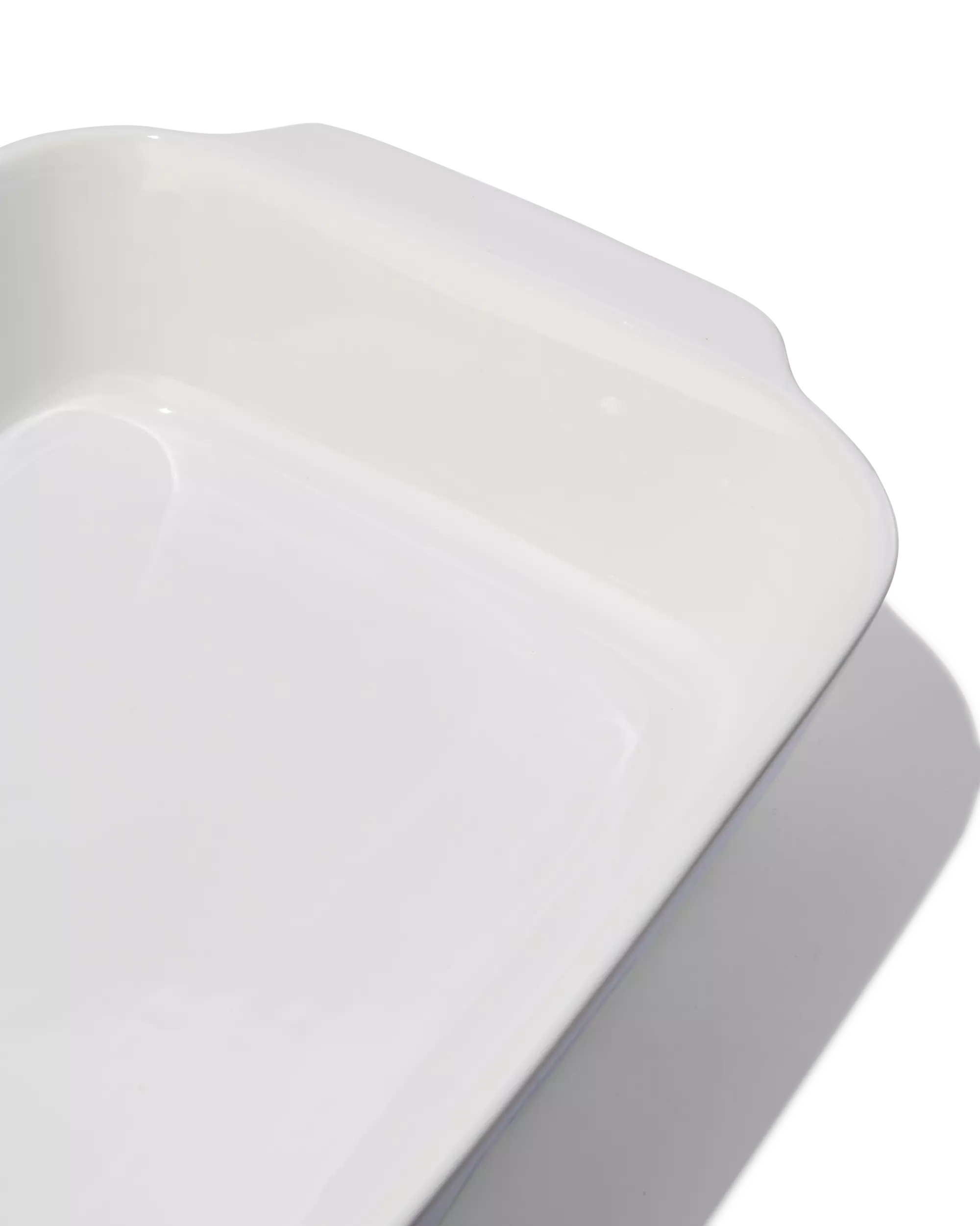 plat à four 25x36x7 blanc