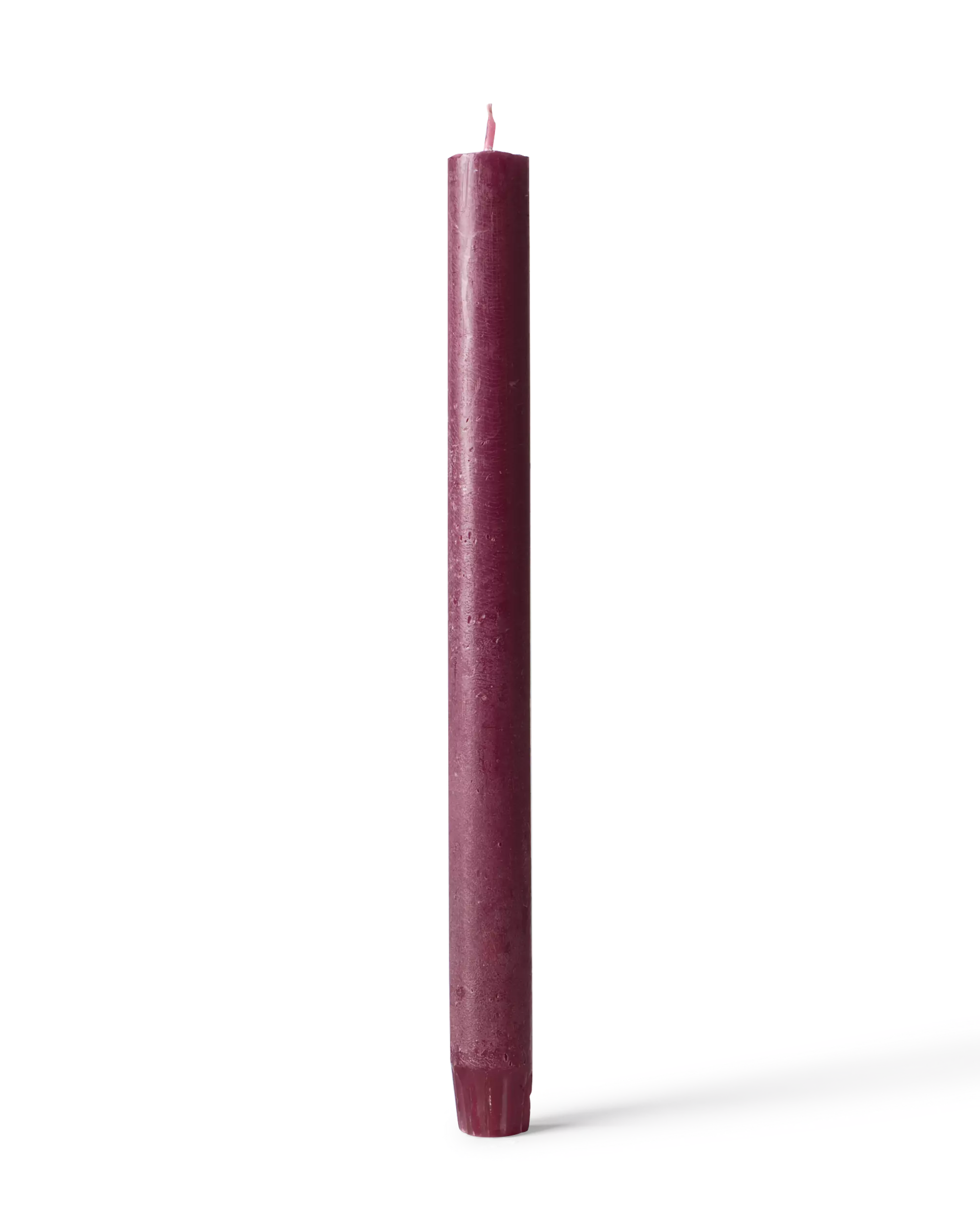 bougie longue ⌀2,2 x 27 cm rustique aubergine 