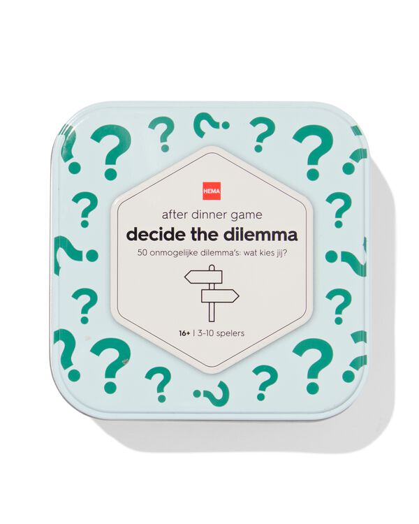 after dinner game 'dicide the dilemma'