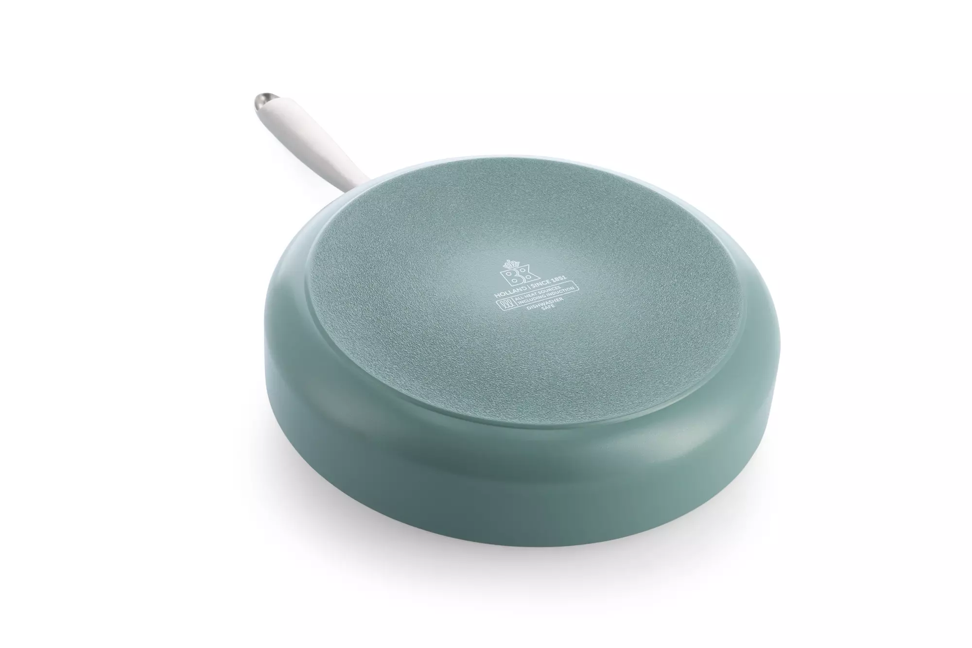 BK tiefe Pfanne mit Deckel, Ø 28 cm, Keramik, PFAS-frei, Grün