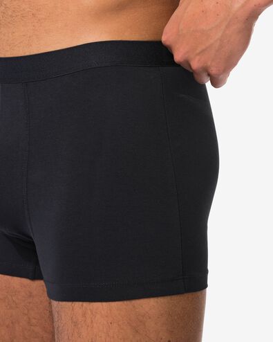 boxers courts homme - lot de 3 noir - 19190290BLACK - HEMA