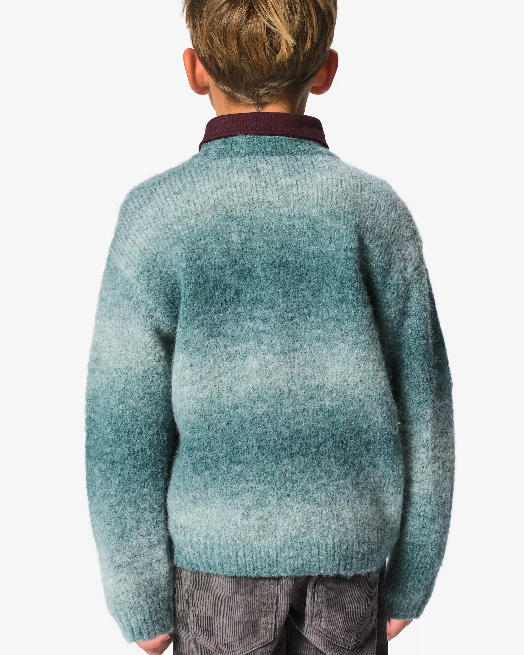 Kinderpullover mit Farbverlauf