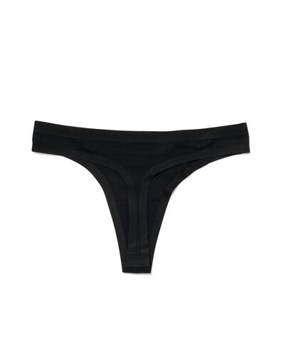 damesstring second skin micro zwart zwart - 19611098BLACK - HEMA