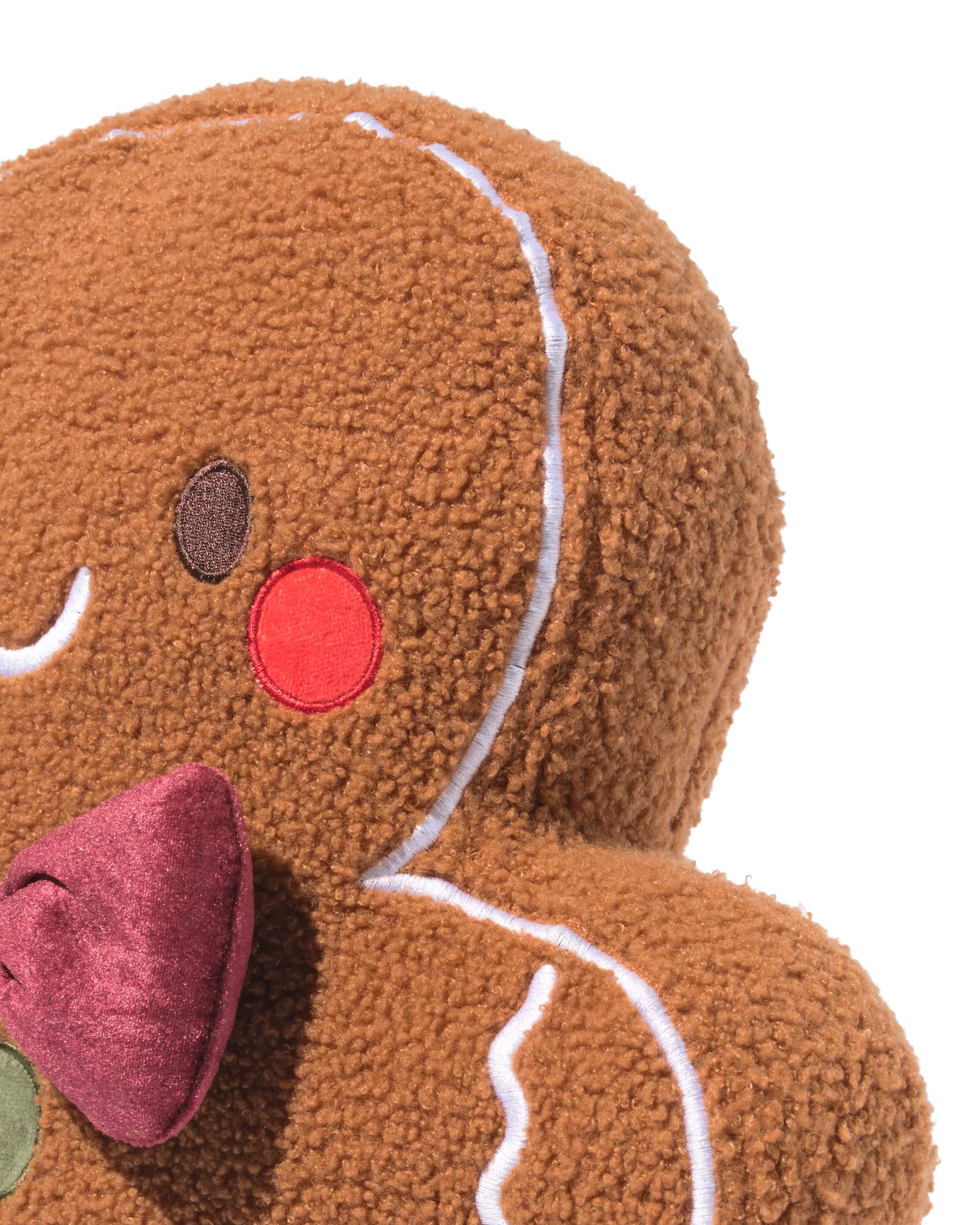 coussin 20 x 40 x 48 cm bonhomme en pain d'épices