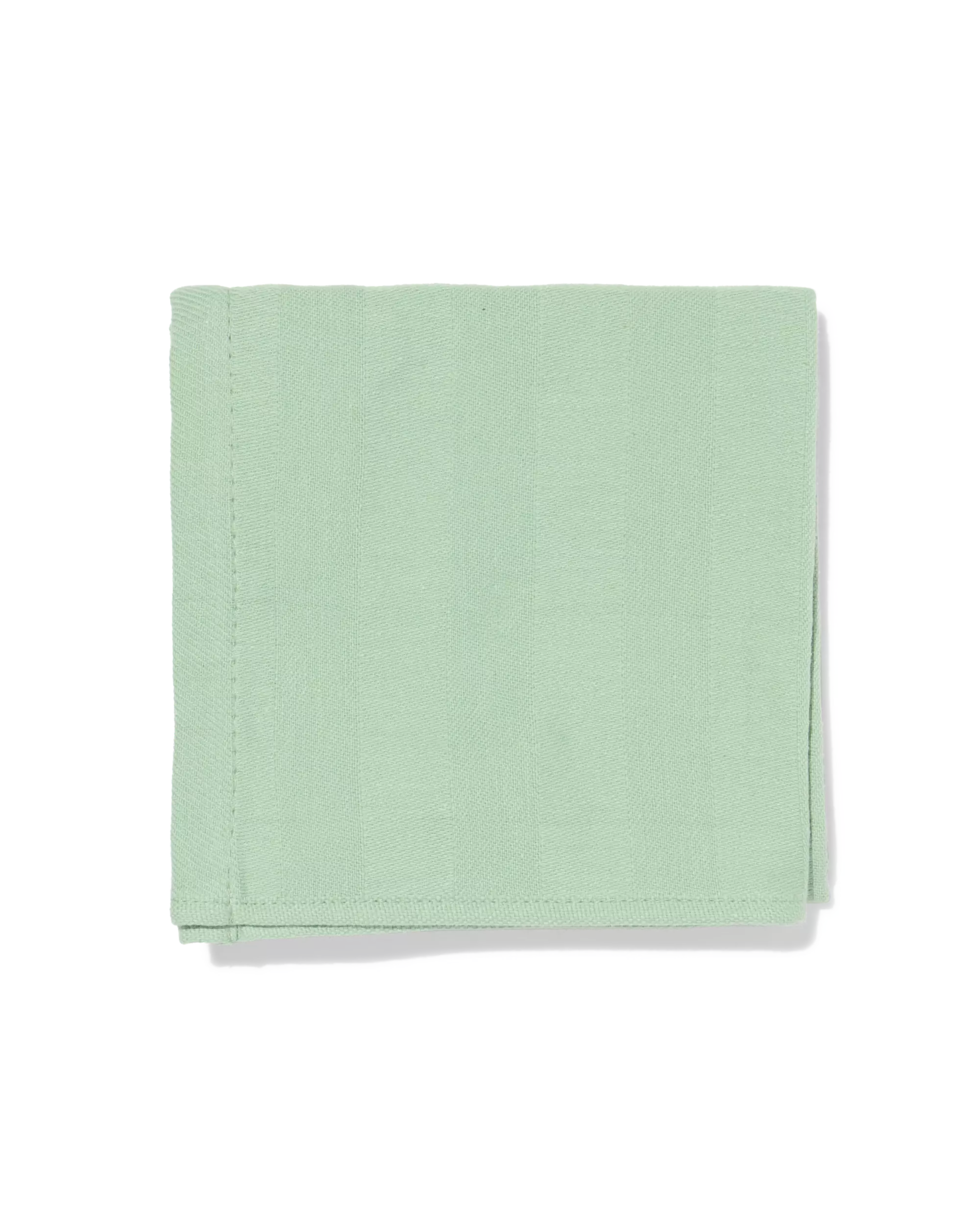 torchon 65x65cm coton vert moyen