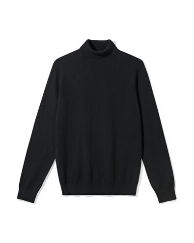 Herren-Rollkragenpullover  schwarz schwarz - 2117002BLACK - HEMA