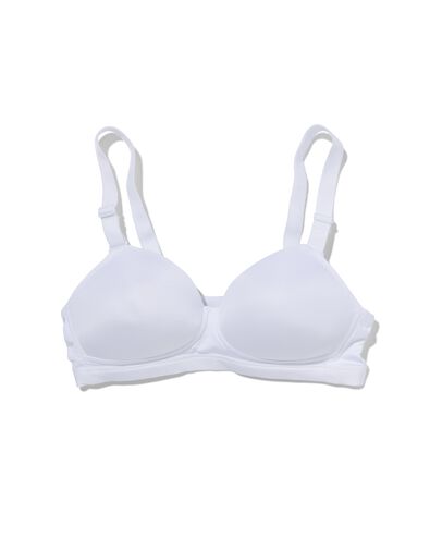 voorgevormde prothese bh zonder beugel wit - 21839960WHITE - HEMA