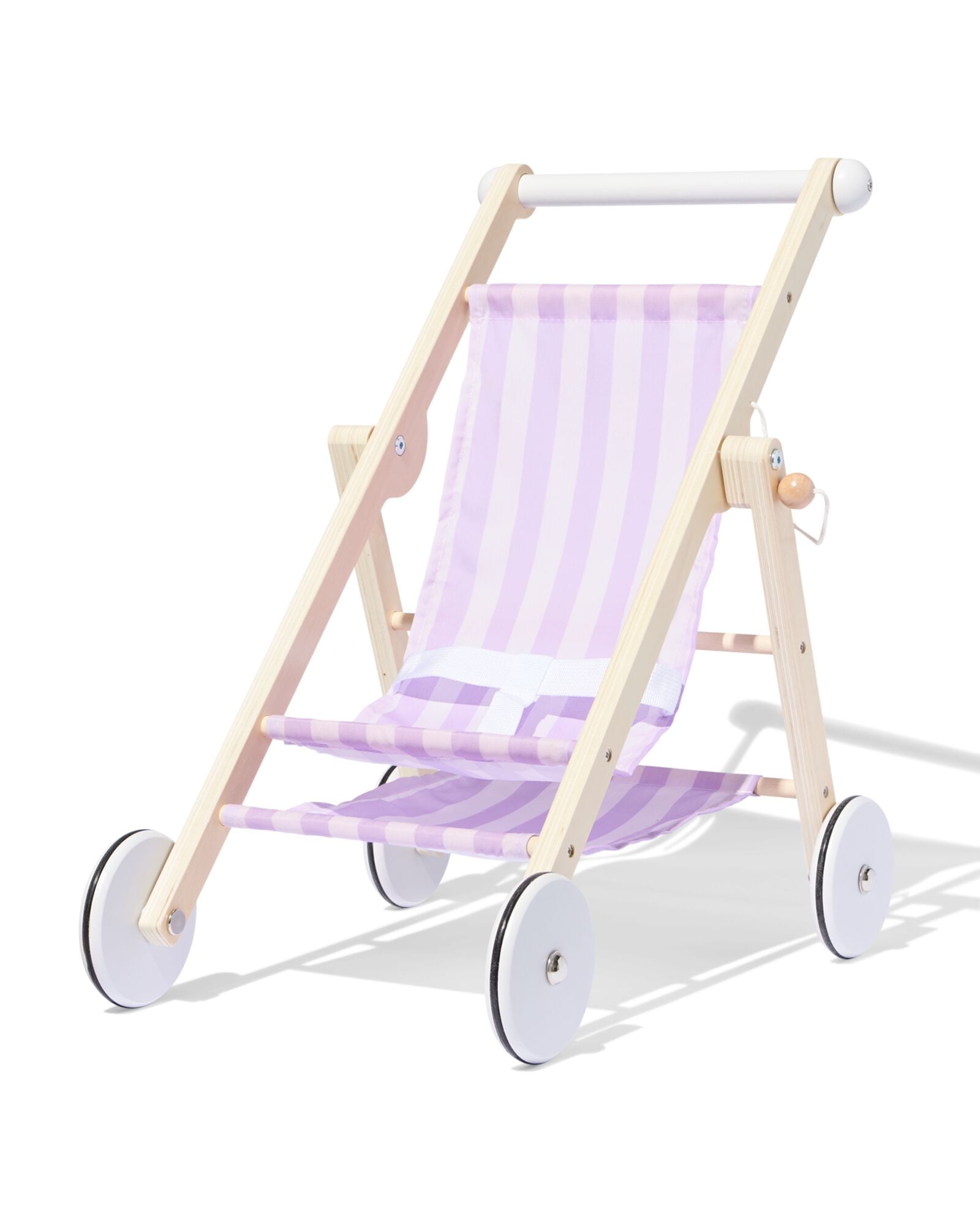 poppenbuggy 33x50x46cm hout - 15130472 - HEMA
