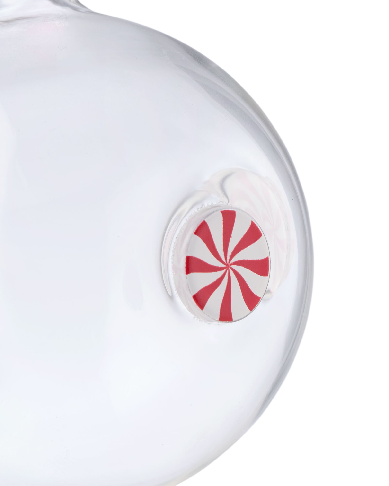 kerstbal ⌀8cm glas zuurstok - 25102039 - HEMA