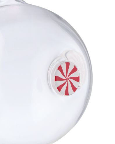 kerstbal ⌀8cm glas zuurstok - 25102039 - HEMA