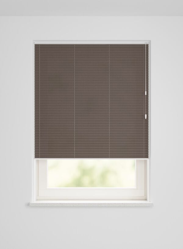plisse enkel transparant uni donkerbruin - 46130204 - HEMA
