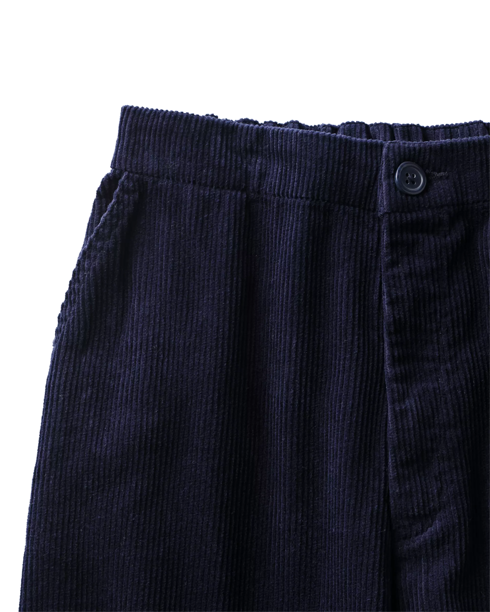 pantalon femme jambes larges côtelé