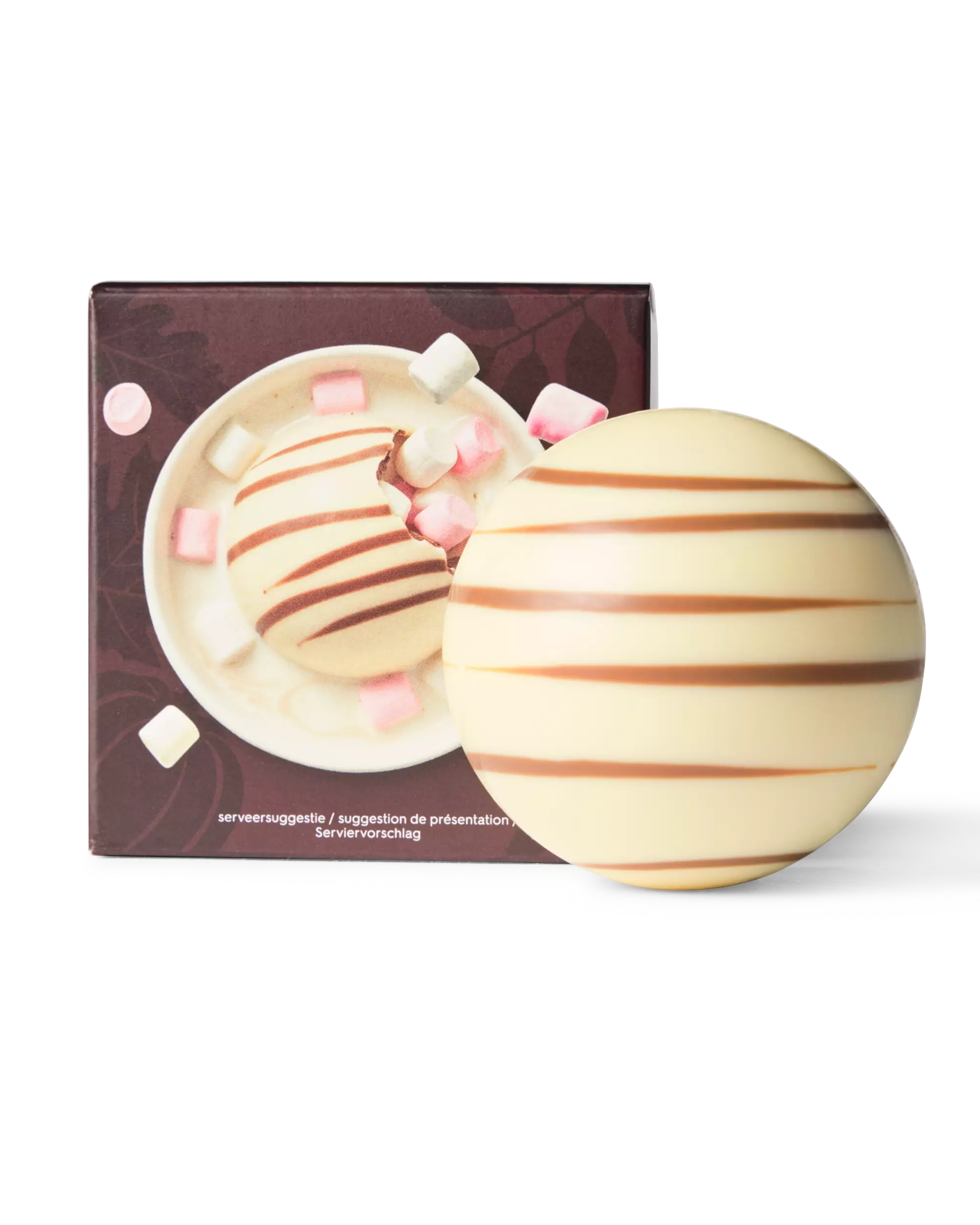 witte chocolade chocobomb chai met marshmallows 45g