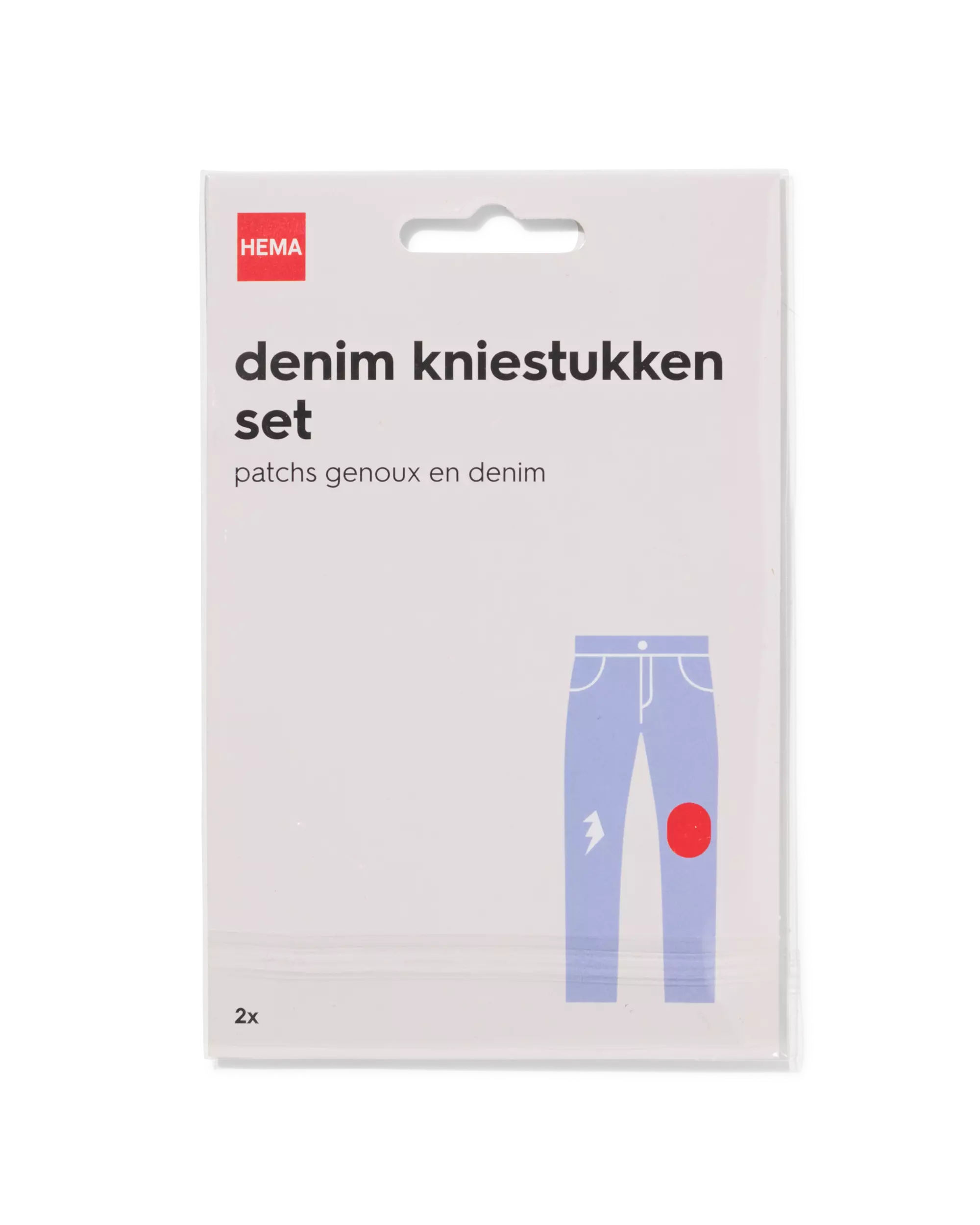 Knieschoner Denim 8,5 cm – 2 Stück