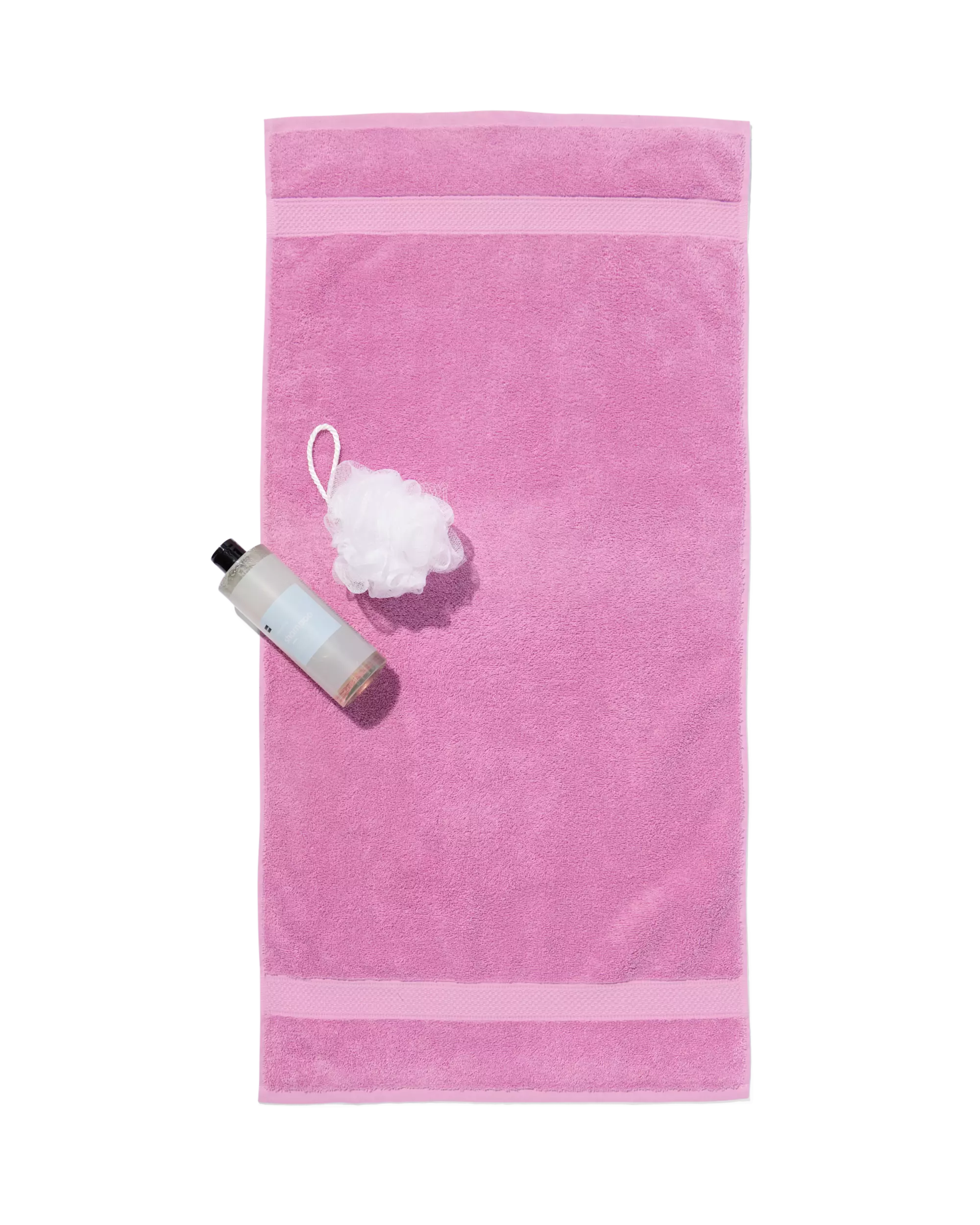 serviette de bain 50x100 qualité épaisse violet rose