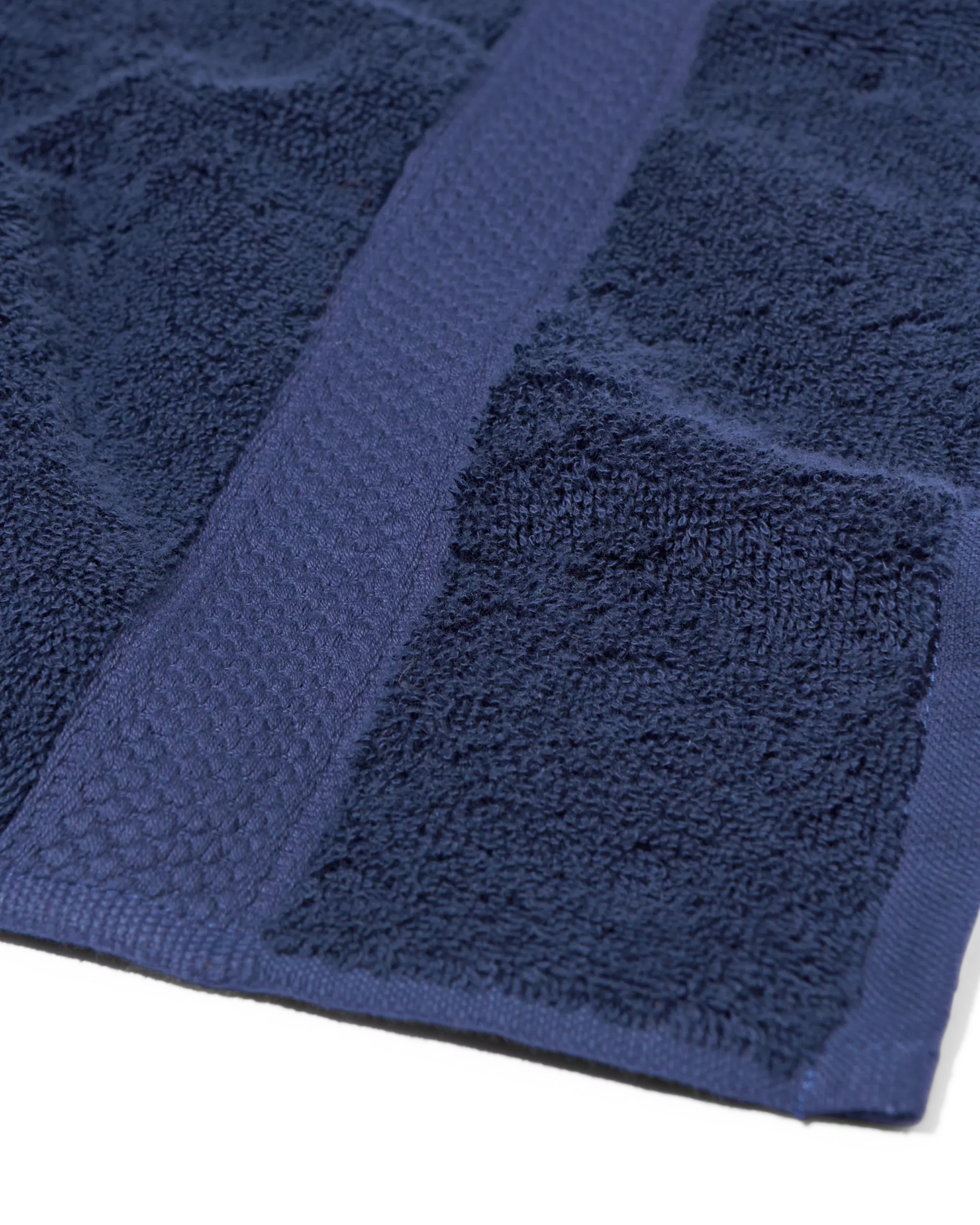 serviette de bain 50x100 qualité épaisse bleu nuit