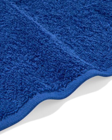 serviettes pour le visage qualit&eacute; &eacute;paisse bleu cobalt - lot de 4 bleu cobalt d&eacute;barbouillettes 30 x 30 - 5282880 - HEMA