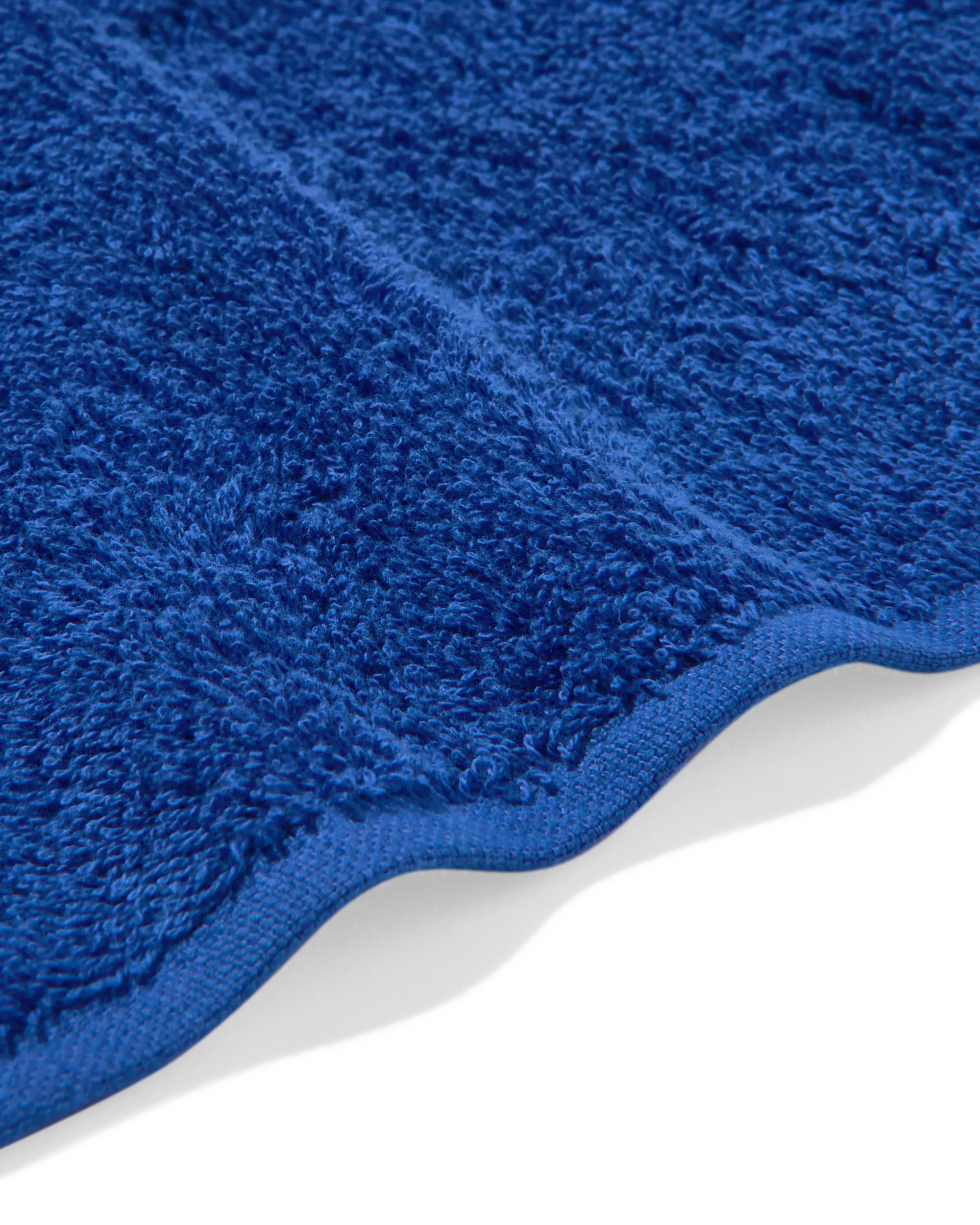 serviettes pour le visage qualité épaisse bleu cobalt - lot de 4