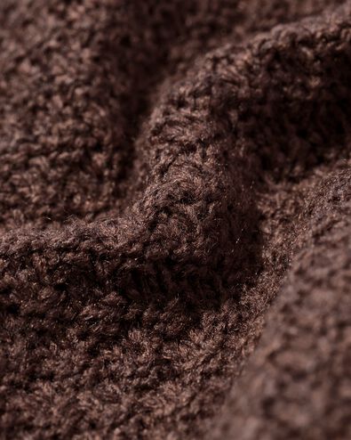 Damenkleid Zelda, Regular Fit, Zopfmuster, Grobstrick, Acryl braun braun - 36214640BROWN - HEMA
