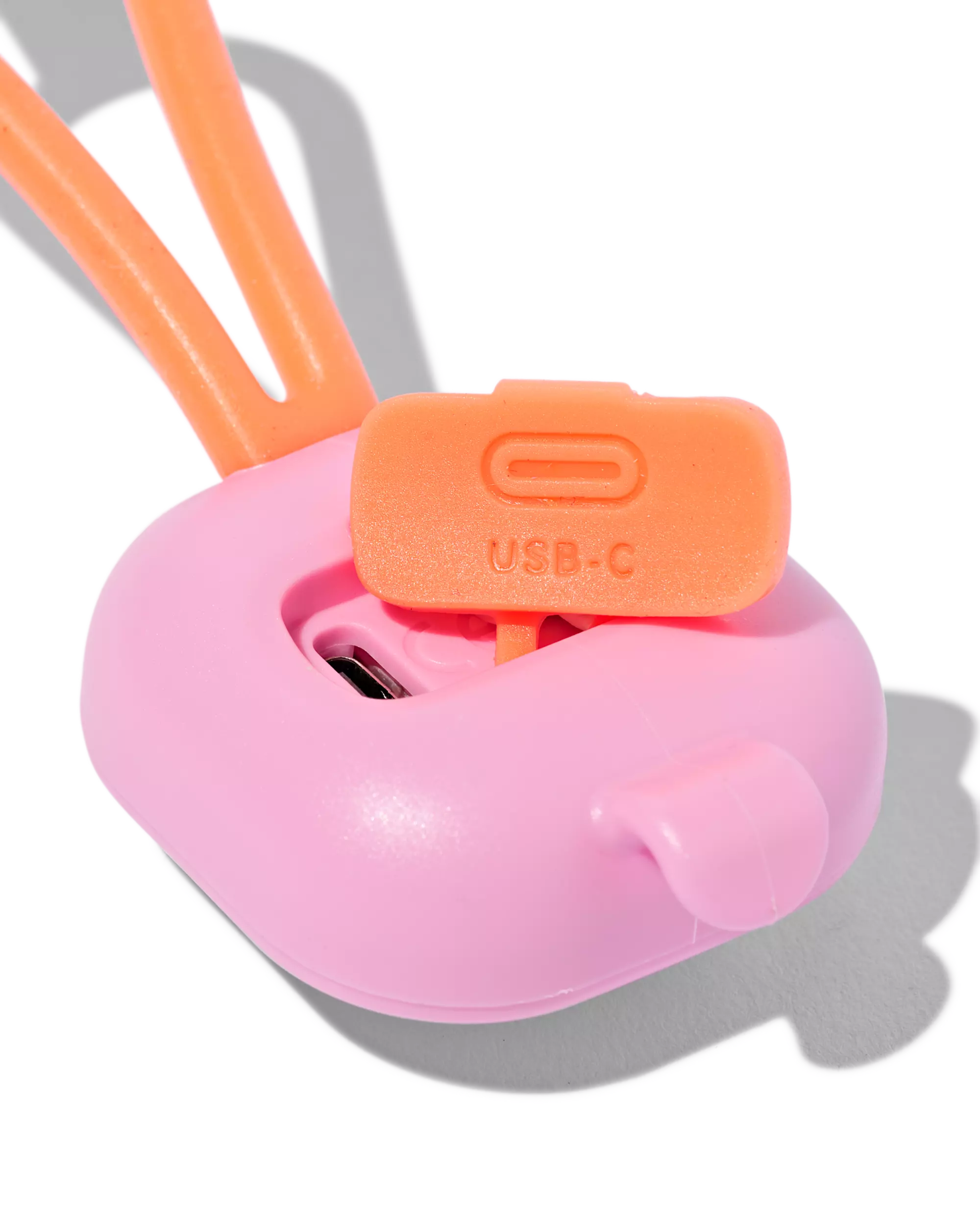 USB fietslampje voor- en achter roze 