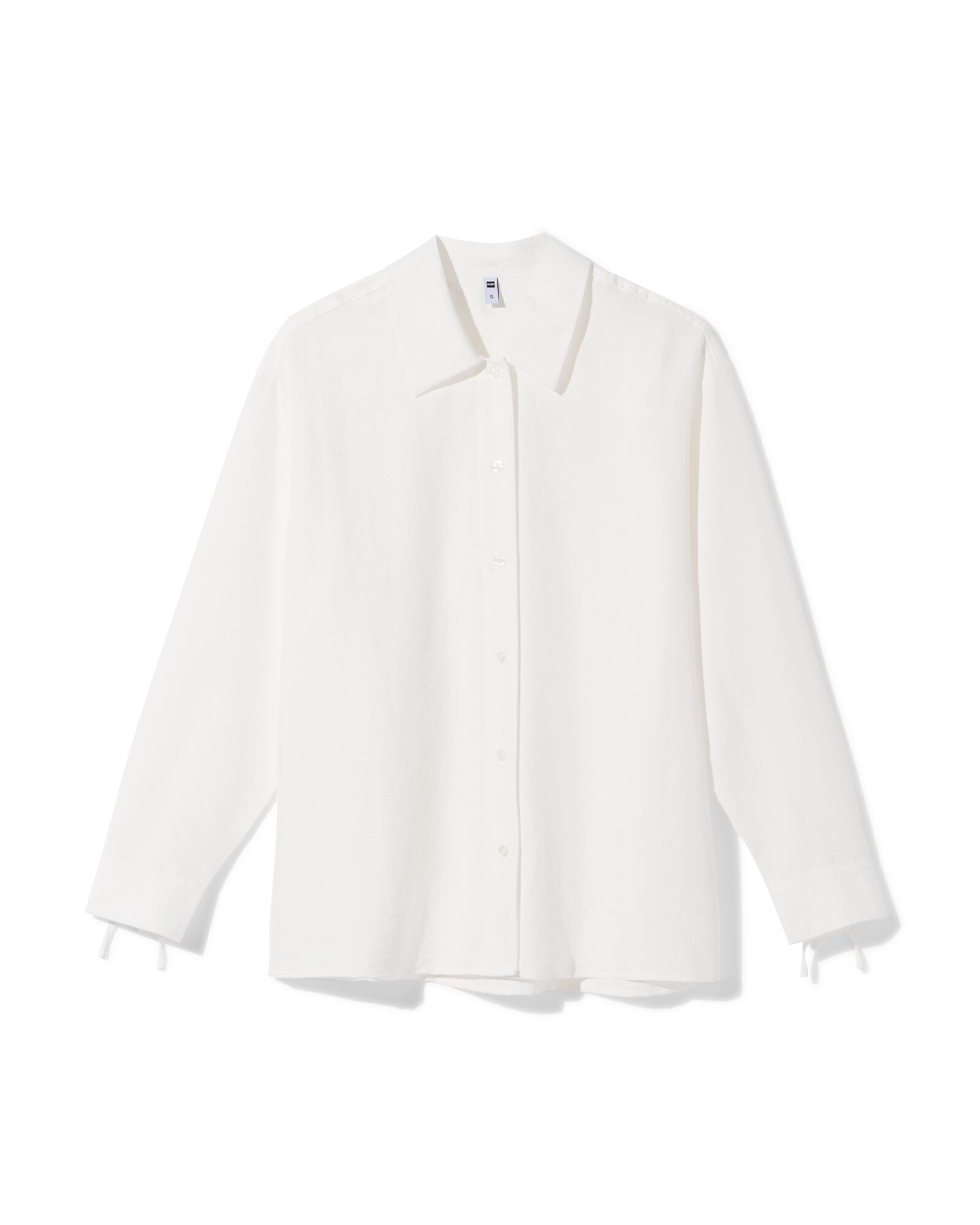 Damenbluse Day, Crinklestoff wei&szlig; wei&szlig; - 36214290WHITE - HEMA
