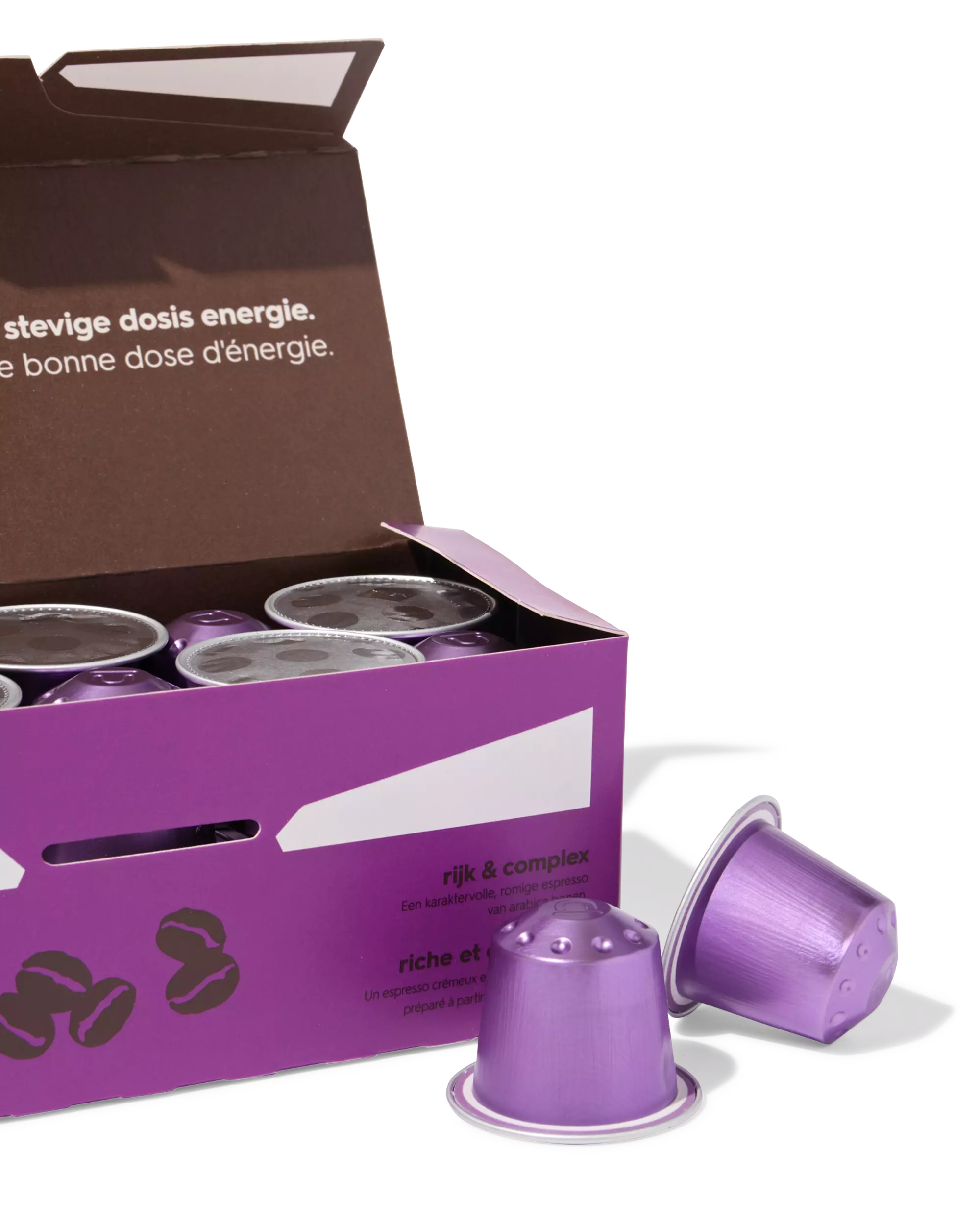 20 capsules de café espresso dark roast