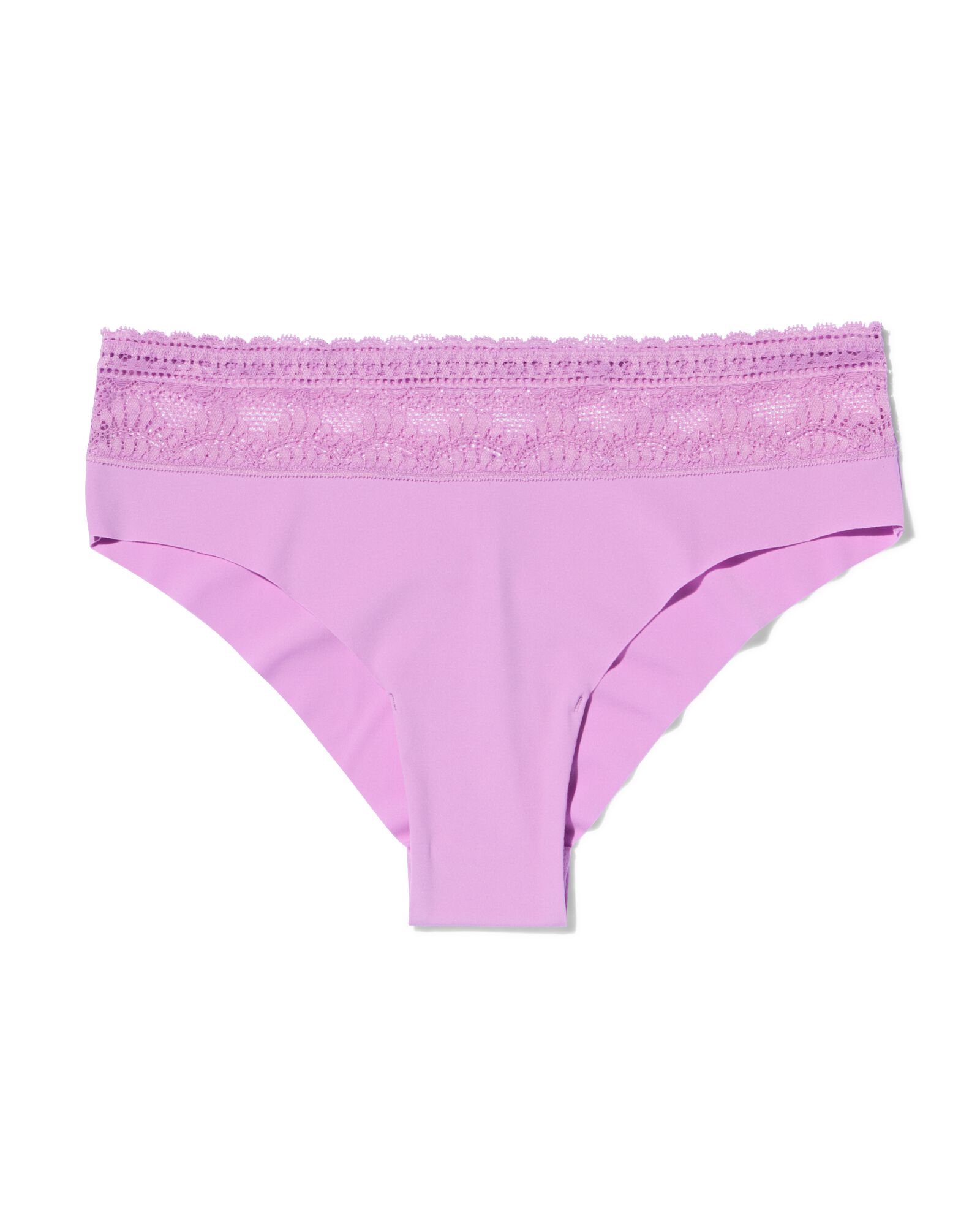 dames brazilian micro met kanten tailleband paars paars - 19602675PURPLE - HEMA